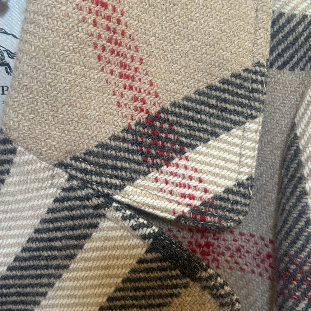 Authentic Burberry Beige and Black Checkered Jacket -Original price $1350) - Picture 10 of 12